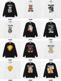 Moschino Bear Loose Casual Long-Sleeved Sweatshirt-5518  